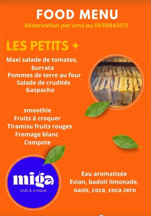 Spécialités Miga